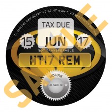 Batman Tax Reminder Disc