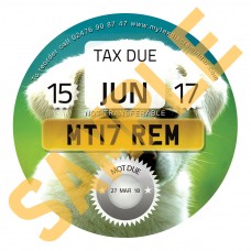 Dog Tax Reminder Disc