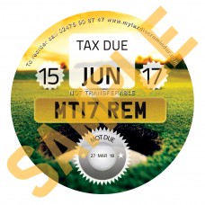 Golf Tax Reminder Disc