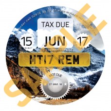 Mountains Tax Reminder Disc