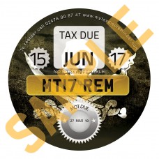 Pirate Flag Tax Reminder Disc