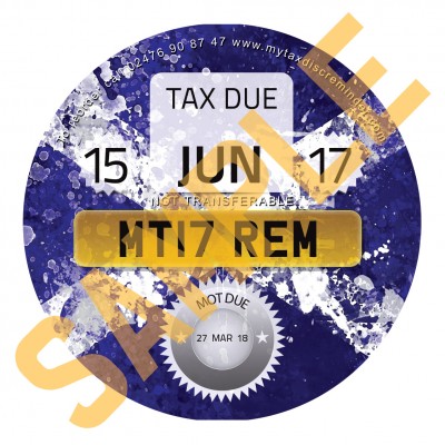Scottish Tax Reminder Disc
