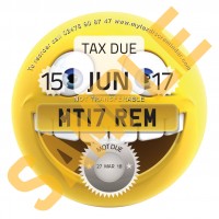 Smiley Face Tax Reminder Disc