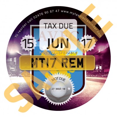 Aston Villa Tax Reminder Disc